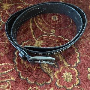 Leather belt